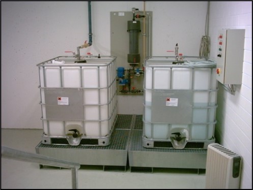 Zentrale Formalin Ver- und Entsorgungsanlage